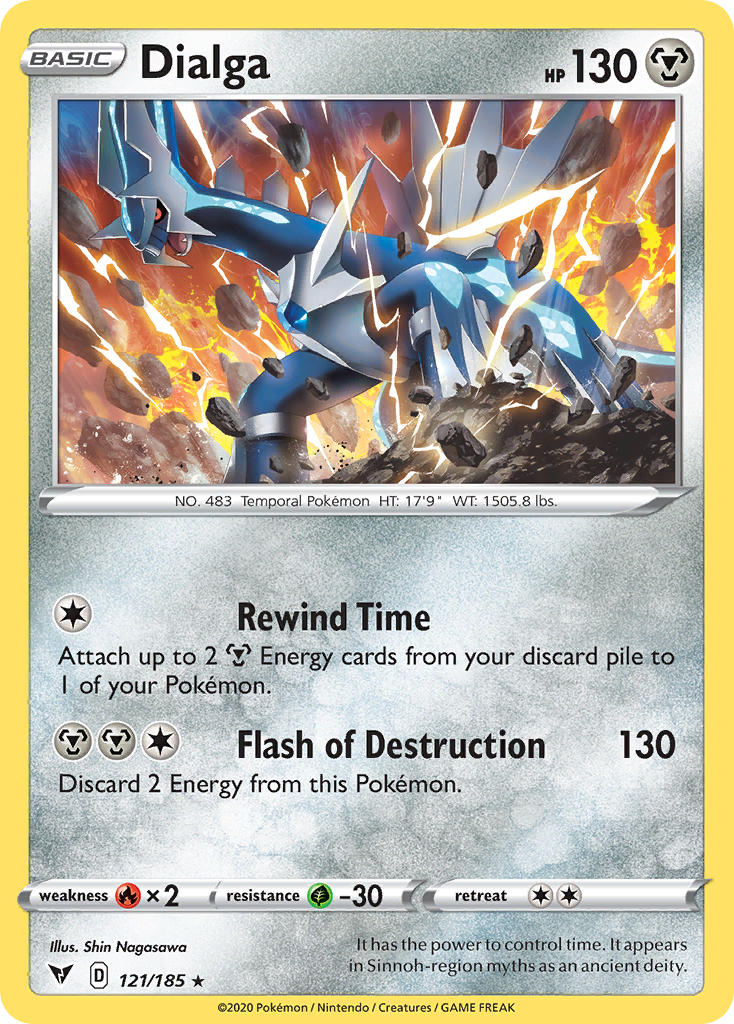 Dialga (121/185) [Sword & Shield: Vivid Voltage] | Exor Games New Glasgow