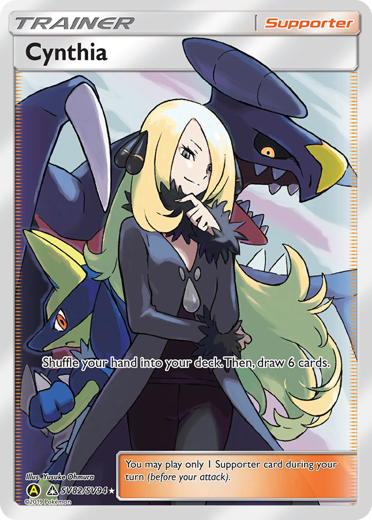 Cynthia (SV82/SV94) [Sun & Moon: Hidden Fates - Shiny Vault] | Exor Games New Glasgow