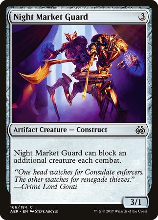 Night Market Guard [Aether Revolt] | Exor Games New Glasgow