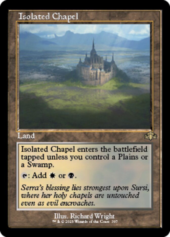 Isolated Chapel (Retro) [Dominaria Remastered] | Exor Games New Glasgow