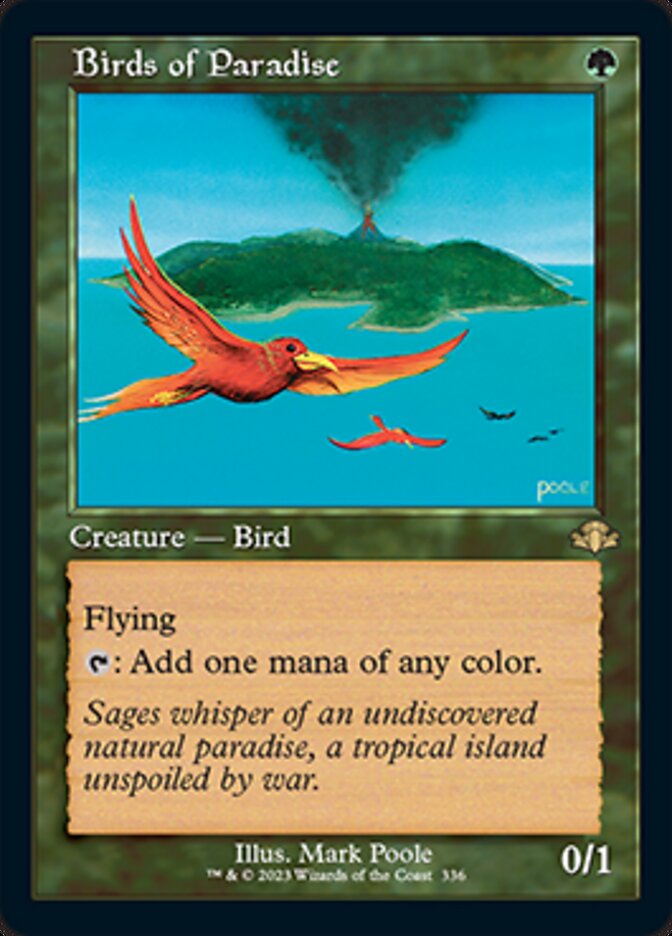 Birds of Paradise (Retro) [Dominaria Remastered] | Exor Games New Glasgow