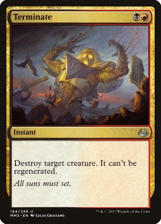 Terminate [Modern Masters 2017] | Exor Games New Glasgow