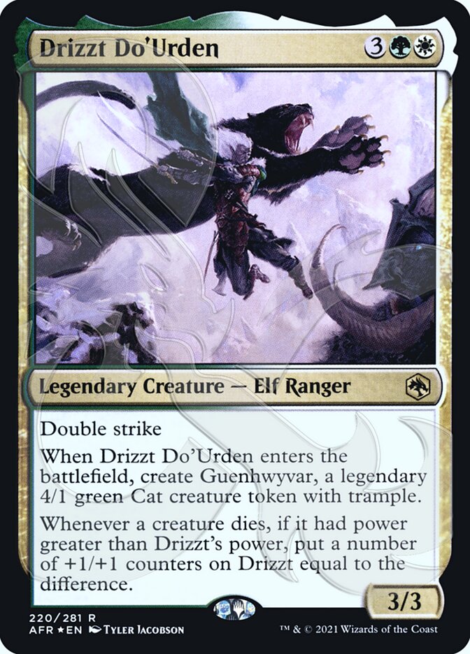 Drizzt Do'Urden (Ampersand Promo) [Dungeons & Dragons: Adventures in the Forgotten Realms Promos] | Exor Games New Glasgow