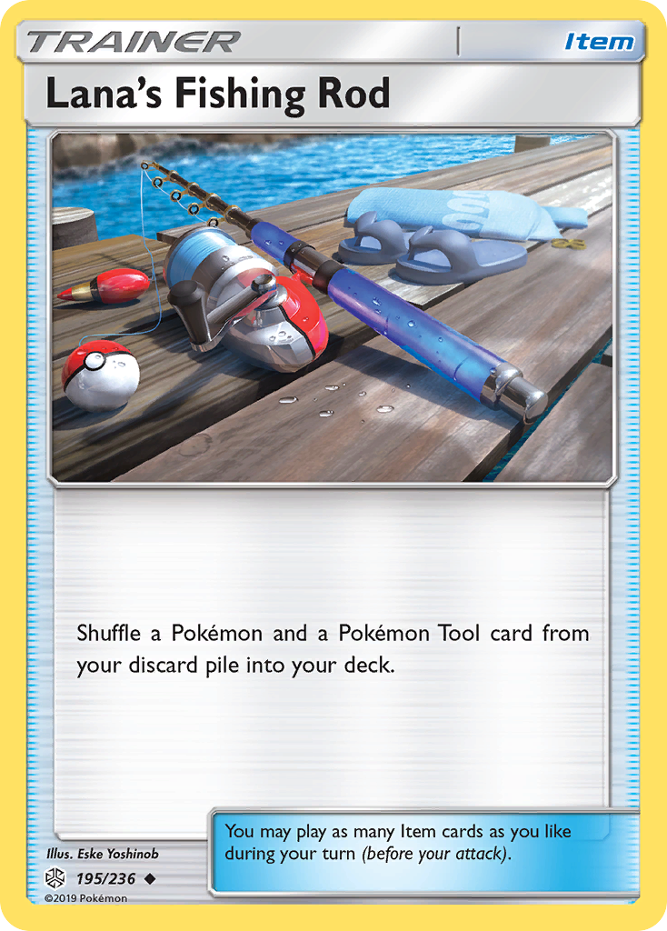 Lana's Fishing Rod (195/236) [Sun & Moon: Cosmic Eclipse] | Exor Games New Glasgow