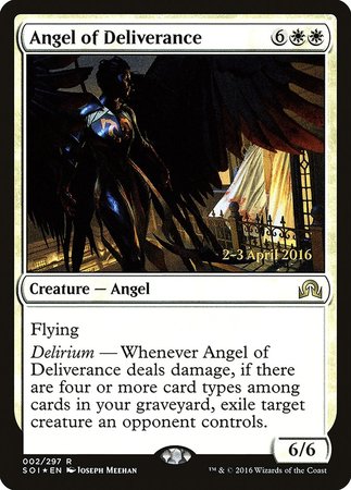 Angel of Deliverance [Shadows over Innistrad Promos] | Exor Games New Glasgow