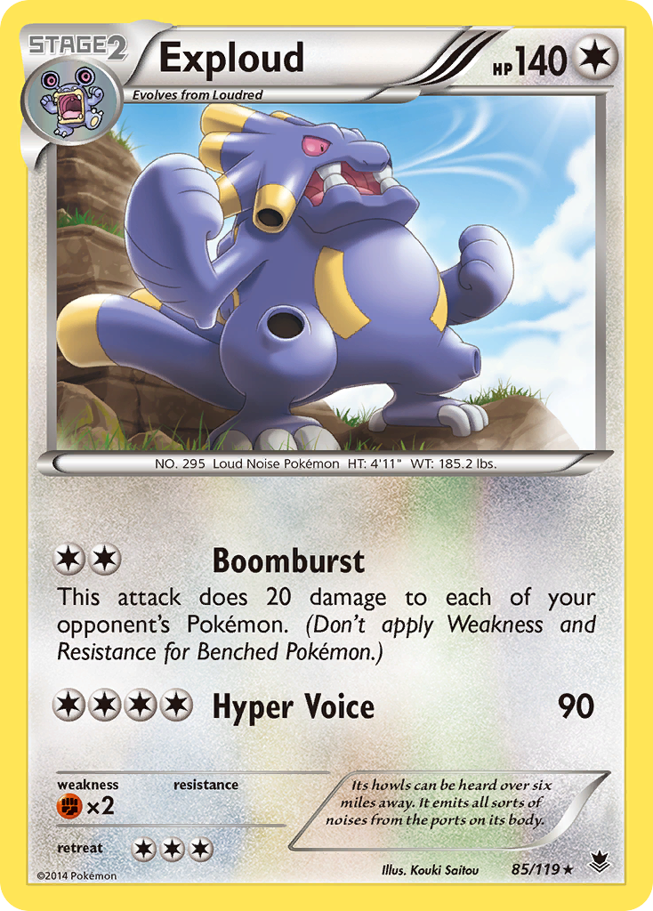 Exploud (85/119) [XY: Phantom Forces] | Exor Games New Glasgow