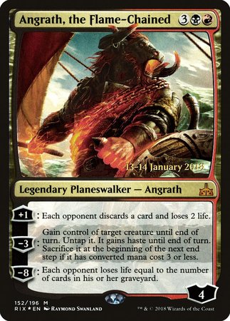 Angrath, the Flame-Chained [Rivals of Ixalan Promos] | Exor Games New Glasgow