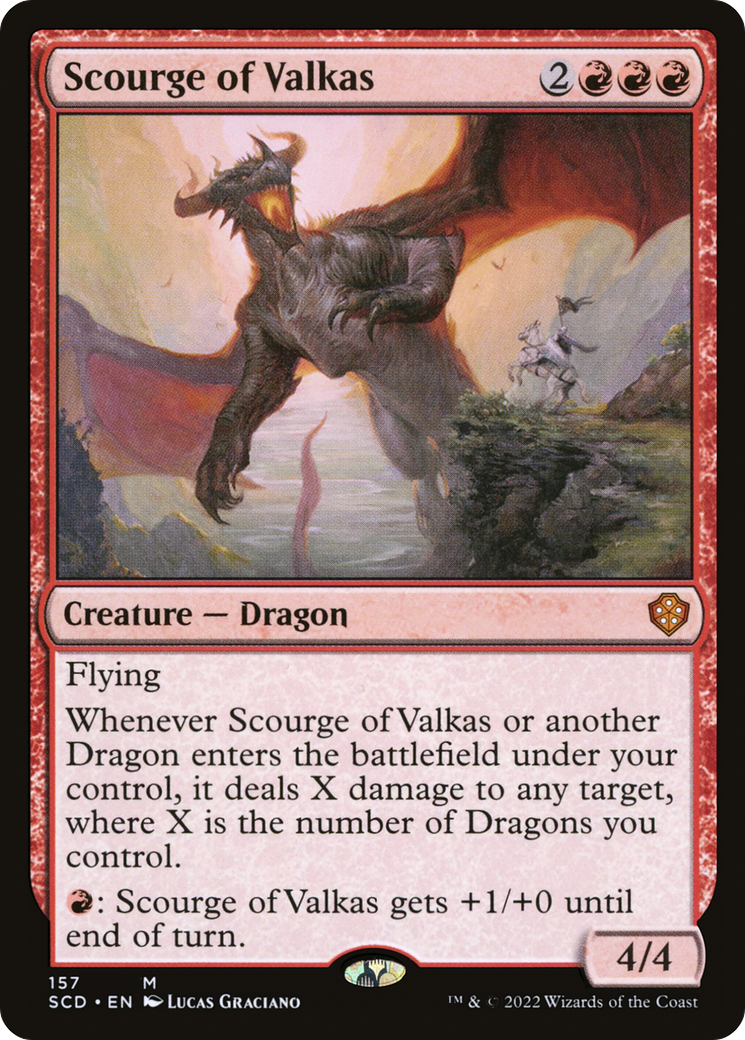 Scourge of Valkas [Starter Commander Decks] | Exor Games New Glasgow