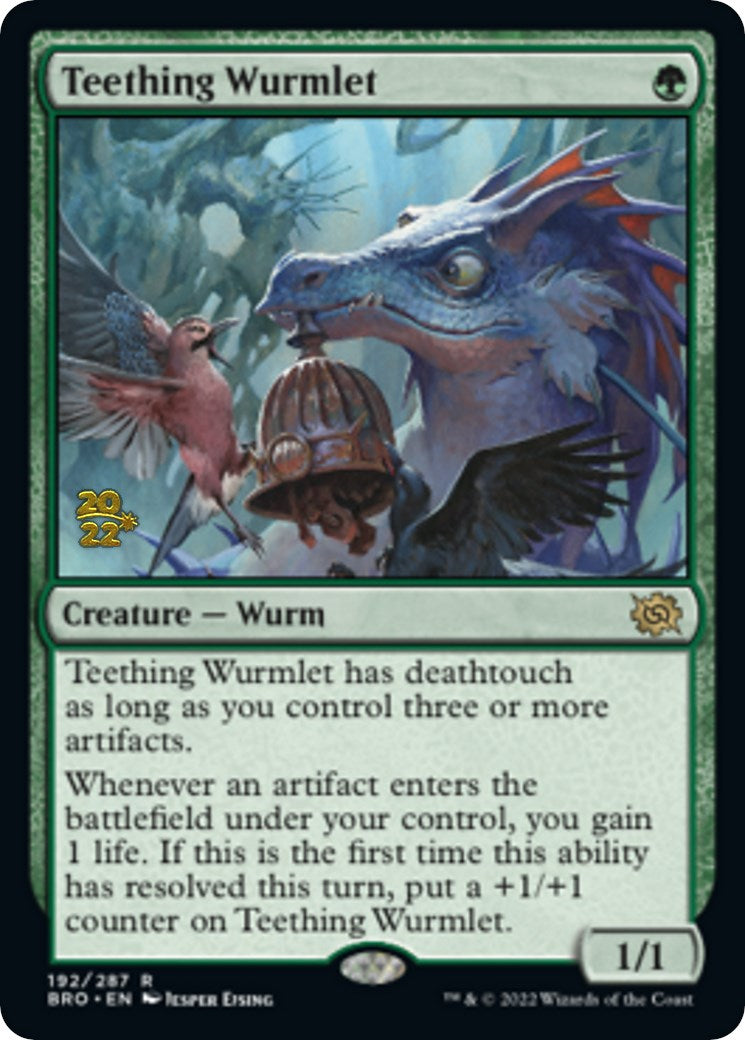 Teething Wurmlet [The Brothers' War: Prerelease Promos] | Exor Games New Glasgow