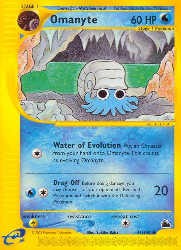 Omanyte (41/144) [Skyridge] | Exor Games New Glasgow