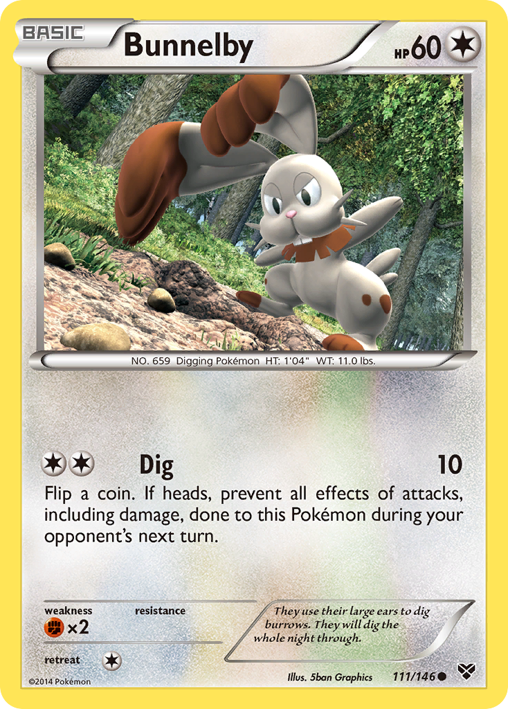 Bunnelby (111/146) [XY: Base Set] | Exor Games New Glasgow