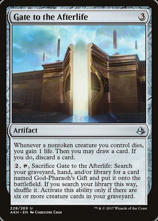 Gate to the Afterlife [Amonkhet] | Exor Games New Glasgow