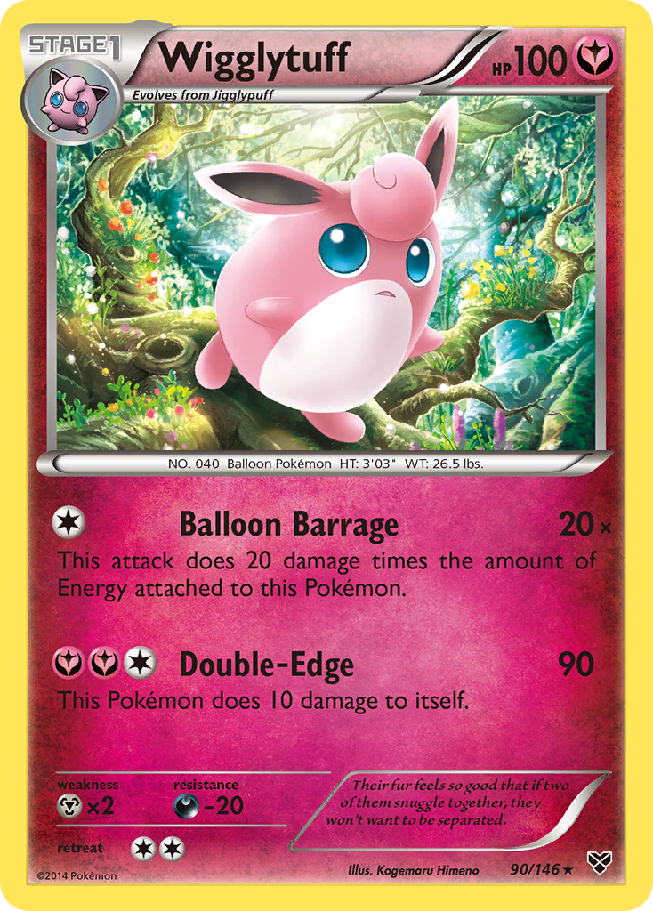 Wigglytuff (90/146) [XY: Base Set] | Exor Games New Glasgow