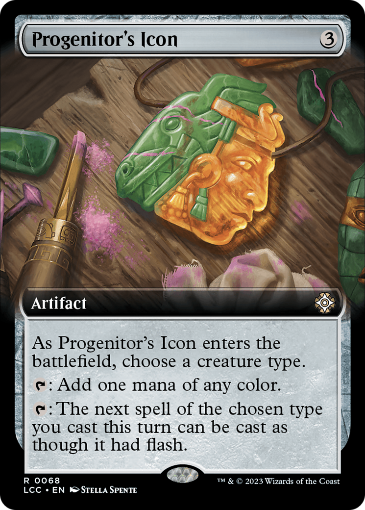 Progenitor's Icon (Extended Art) [The Lost Caverns of Ixalan Commander] | Exor Games New Glasgow