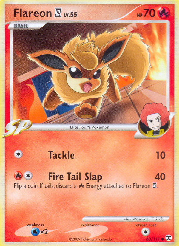 Flareon (60/111) [Platinum: Rising Rivals] | Exor Games New Glasgow