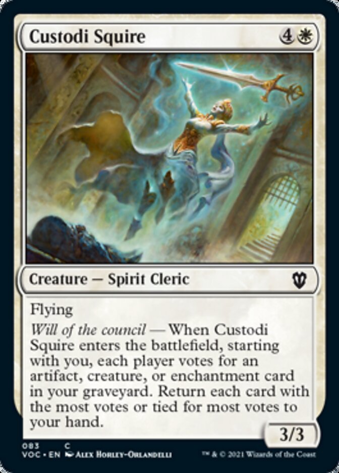 Custodi Squire [Innistrad: Crimson Vow Commander] | Exor Games New Glasgow