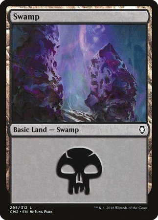 Swamp (295) [Commander Anthology Volume II] | Exor Games New Glasgow