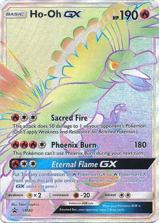 Ho-Oh GX (SM80) (Jumbo Card) [Sun & Moon: Black Star Promos] | Exor Games New Glasgow