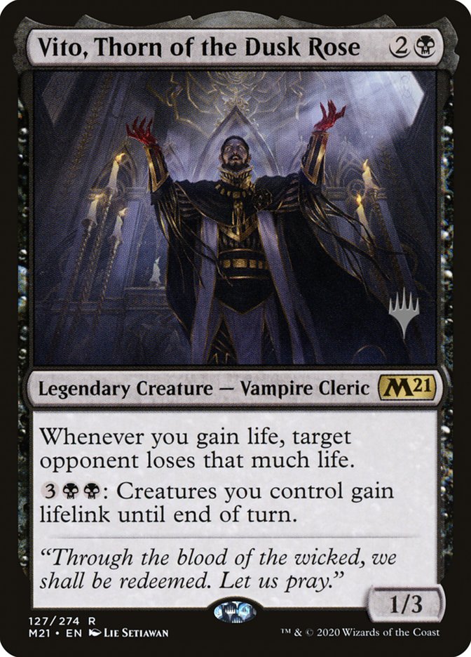 Vito, Thorn of the Dusk Rose (Promo Pack) [Core Set 2021 Promos] | Exor Games New Glasgow