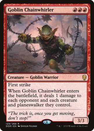 Goblin Chainwhirler [Dominaria] | Exor Games New Glasgow