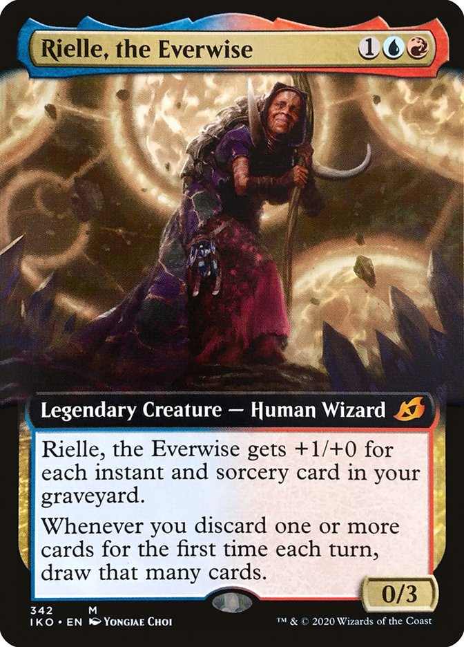 Rielle, the Everwise (Extended Art) [Ikoria: Lair of Behemoths] | Exor Games New Glasgow