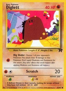 Diglett (52/82) [Team Rocket Unlimited] | Exor Games New Glasgow