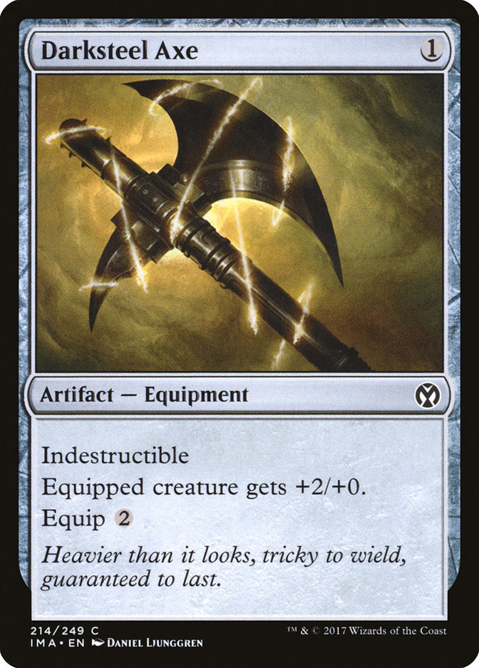 Darksteel Axe [Iconic Masters] | Exor Games New Glasgow