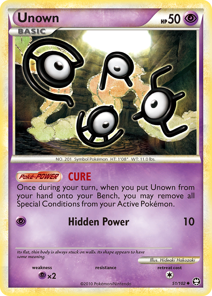 Unown (51/102) [HeartGold & SoulSilver: Triumphant] | Exor Games New Glasgow