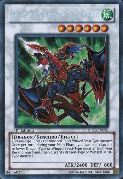 Dragunity Knight - Gae Dearg [STBL-EN098] Secret Rare | Exor Games New Glasgow