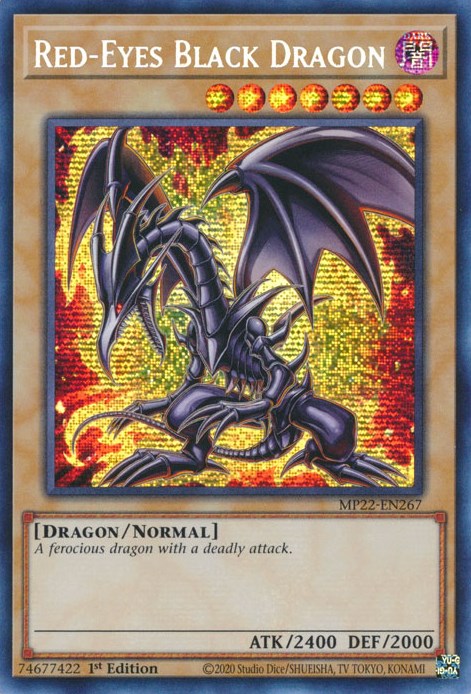 Red-Eyes Black Dragon [MP22-EN267] Prismatic Secret Rare | Exor Games New Glasgow