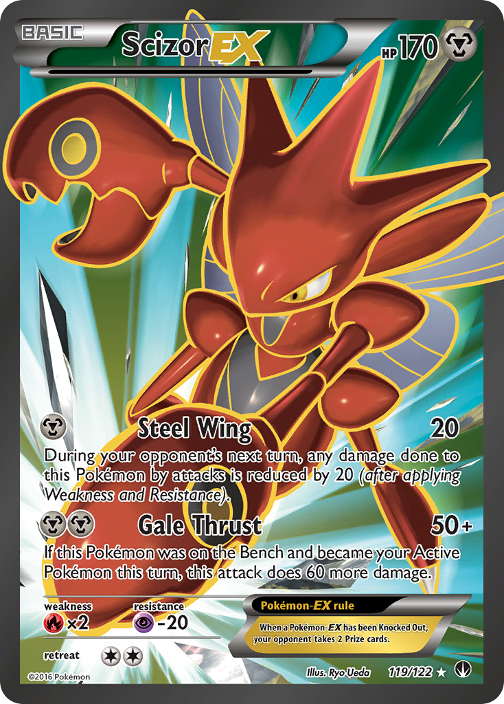 Scizor EX (119/122) [XY: BREAKpoint] | Exor Games New Glasgow