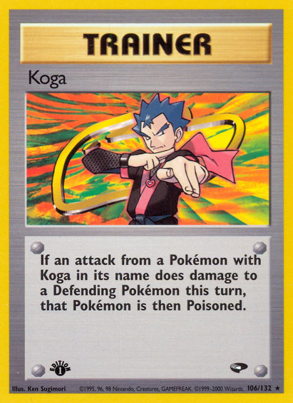 Koga (106/132) [Gym Challenge 1st Edition] | Exor Games New Glasgow