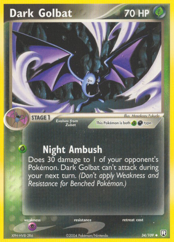 Dark Golbat (34/109) [EX: Team Rocket Returns] | Exor Games New Glasgow