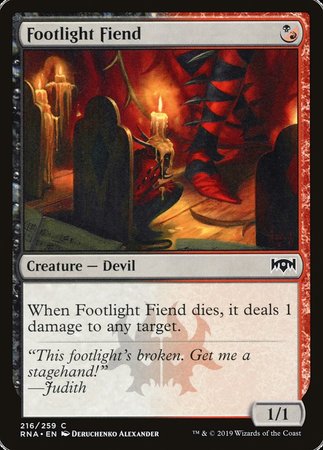 Footlight Fiend [Ravnica Allegiance] | Exor Games New Glasgow