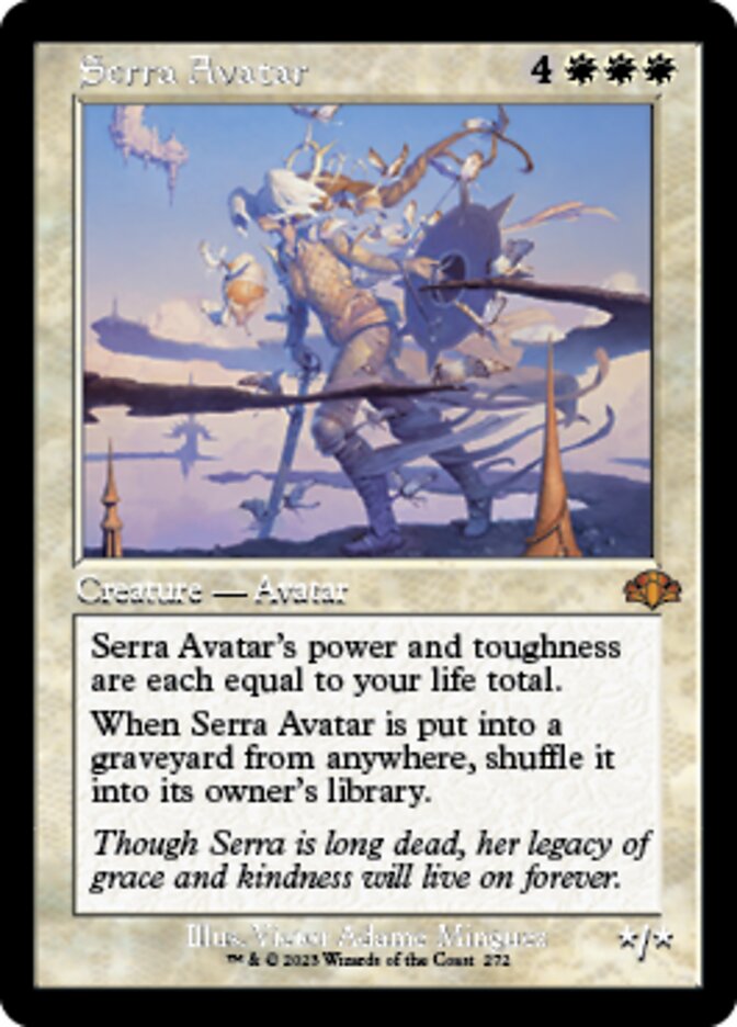 Serra Avatar (Retro) [Dominaria Remastered] | Exor Games New Glasgow