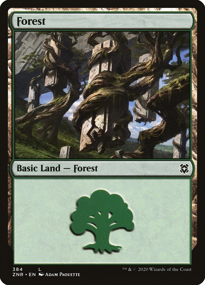 Forest (384) [Zendikar Rising] | Exor Games New Glasgow