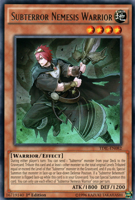 Subterror Nemesis Warrior [TDIL-EN082] Rare | Exor Games New Glasgow