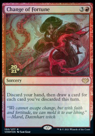 Change of Fortune [Innistrad: Crimson Vow Prerelease Promos] | Exor Games New Glasgow