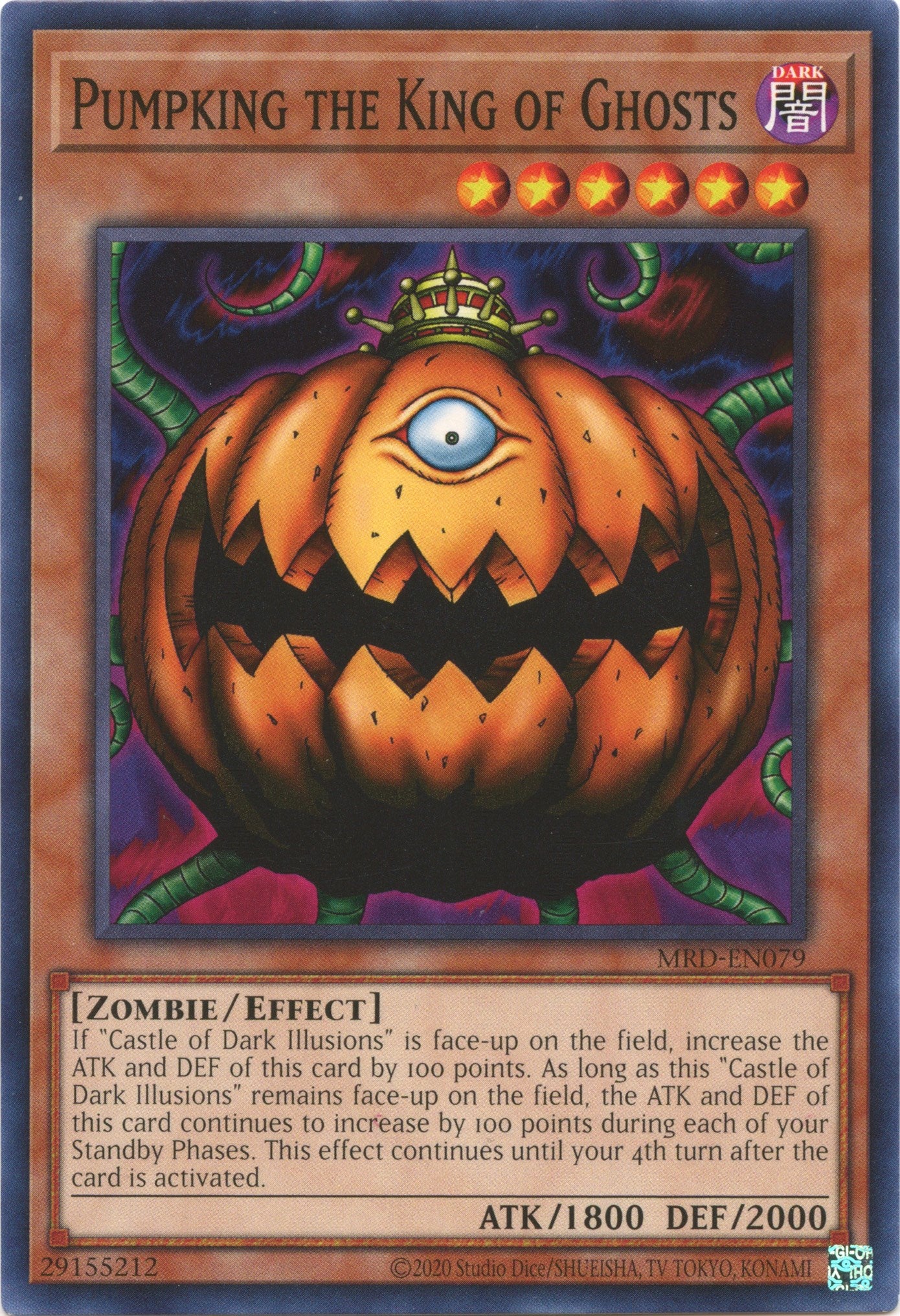 Pumpking the King of Ghosts (25th Anniversary) [MRD-EN079] Common | Exor Games New Glasgow