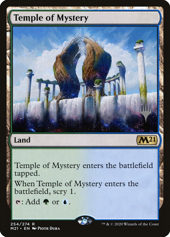 Temple of Mystery (Promo Pack) [Core Set 2021 Promos] | Exor Games New Glasgow