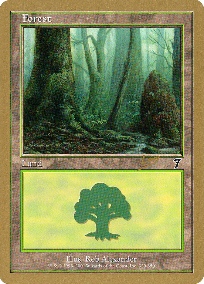 Forest (rl329) (Raphael Levy) [World Championship Decks 2002] | Exor Games New Glasgow