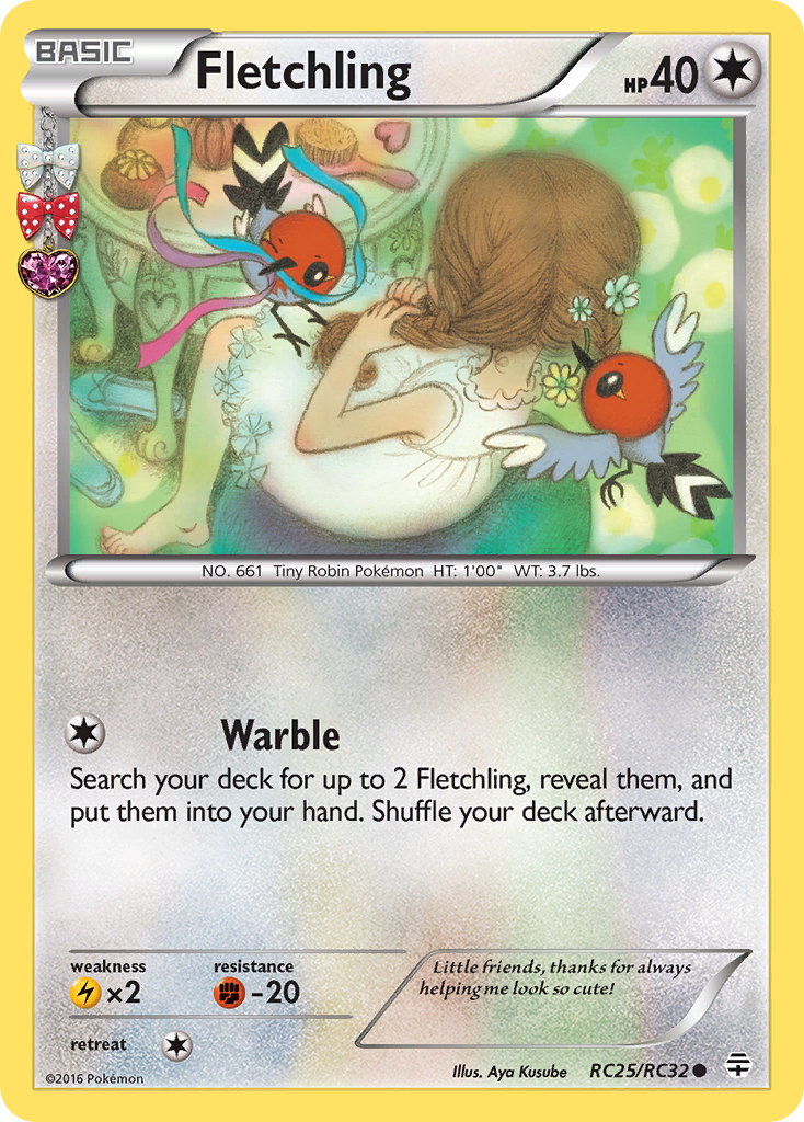 Fletchling (RC25/RC32) [XY: Generations] | Exor Games New Glasgow