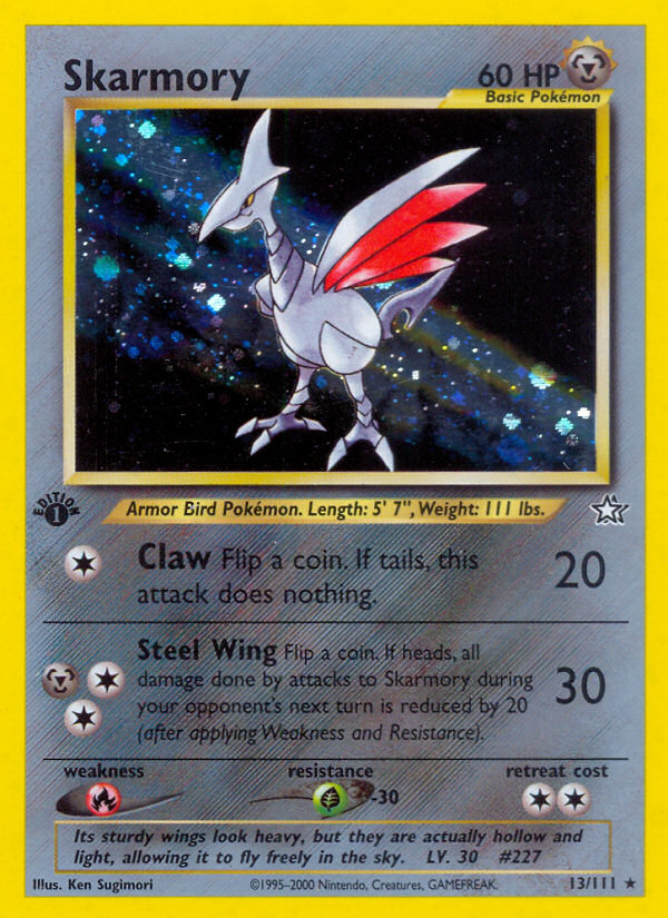 Skarmory (13/111) [Neo Genesis 1st Edition] | Exor Games New Glasgow