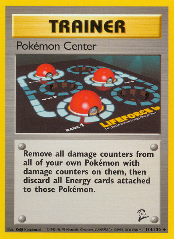 Pokemon Center (114/130) [Base Set 2] | Exor Games New Glasgow