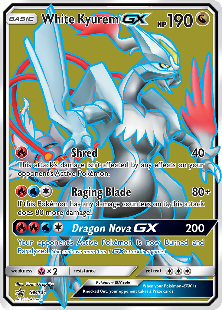 White Kyurem GX (SM141) [Sun & Moon: Black Star Promos] | Exor Games New Glasgow