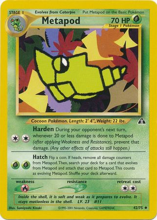 Metapod (42/75) [Neo Discovery Unlimited] | Exor Games New Glasgow