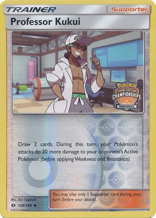 Professor Kukui (128/149) (Regional Championship Promo) [Sun & Moon: Base Set] | Exor Games New Glasgow