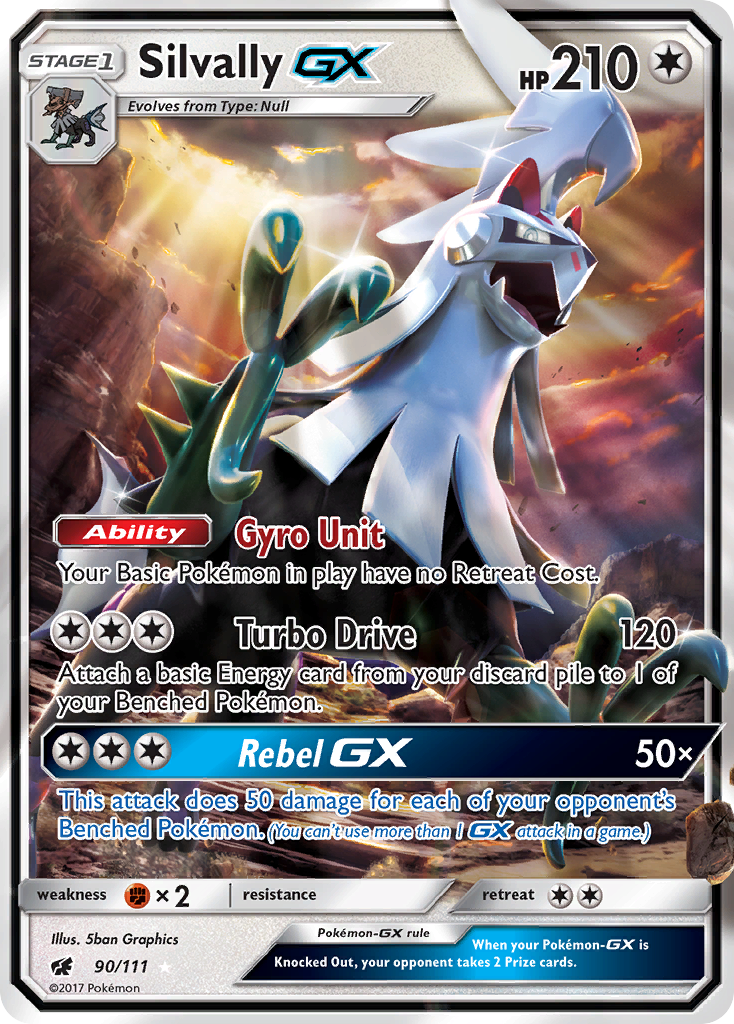 Silvally GX (90/111) [Sun & Moon: Crimson Invasion] | Exor Games New Glasgow