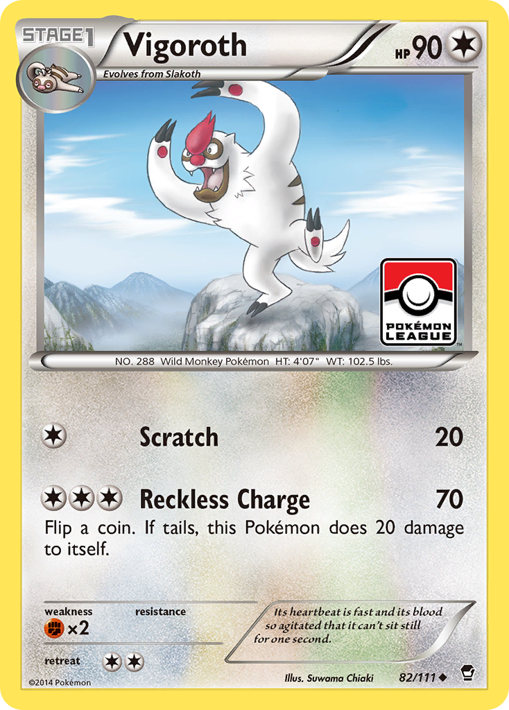 Vigoroth (82/111) [XY: Furious Fists] | Exor Games New Glasgow