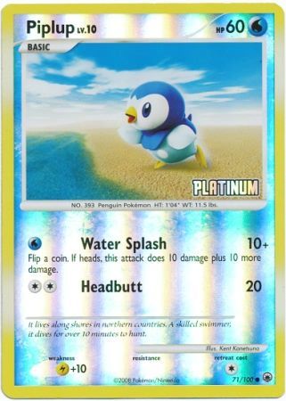 Piplup (71/100) [Burger King Promos: 2009 Collection] | Exor Games New Glasgow